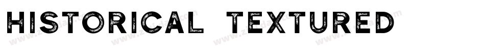 Historical Textured字体转换